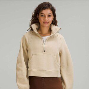 NWT Lululemon Scuba Oversized Funnel Neck Half Zip - Trench (Size XS/S)
